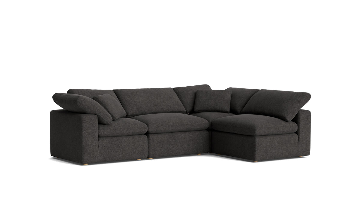Movie Night™ 4-Piece Modular Sectional Armless, Standard, Dark Shadow