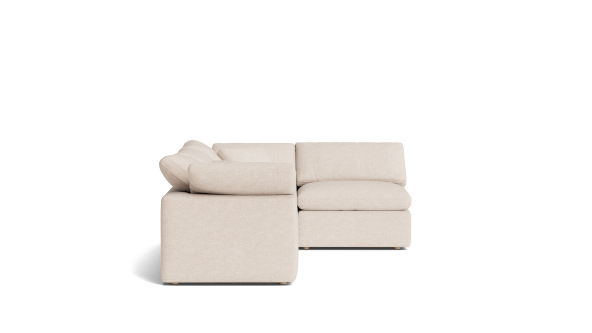 Movie Night™ 4-Piece Modular Sectional Armless, Standard, Sunbeam