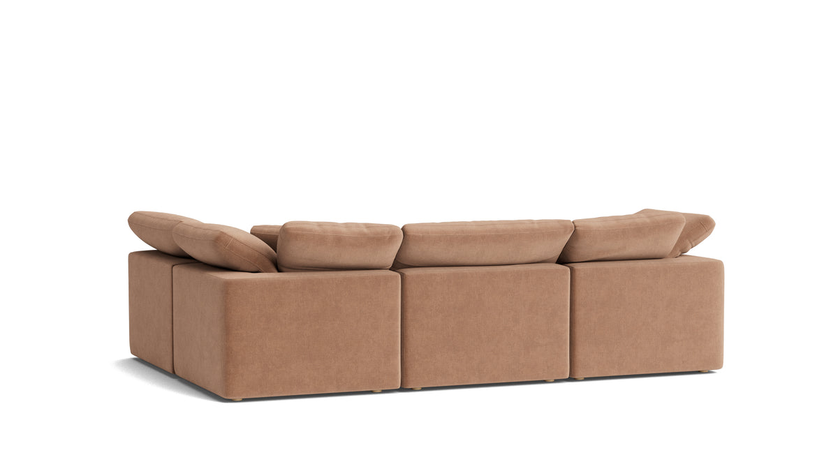 Movie Night™ 4-Piece Modular Sectional Armless, Standard, Spice — alternate view