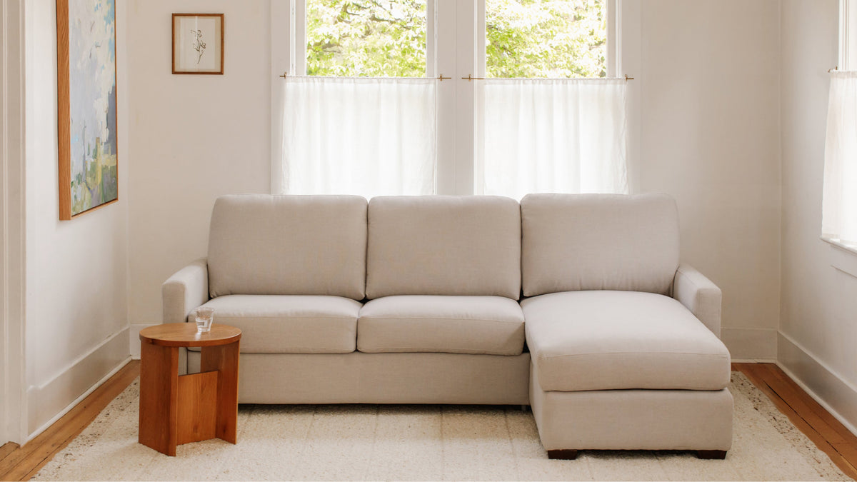 Sleep Over Sofa Bed Sectional (Left or Right), Full, Truffle