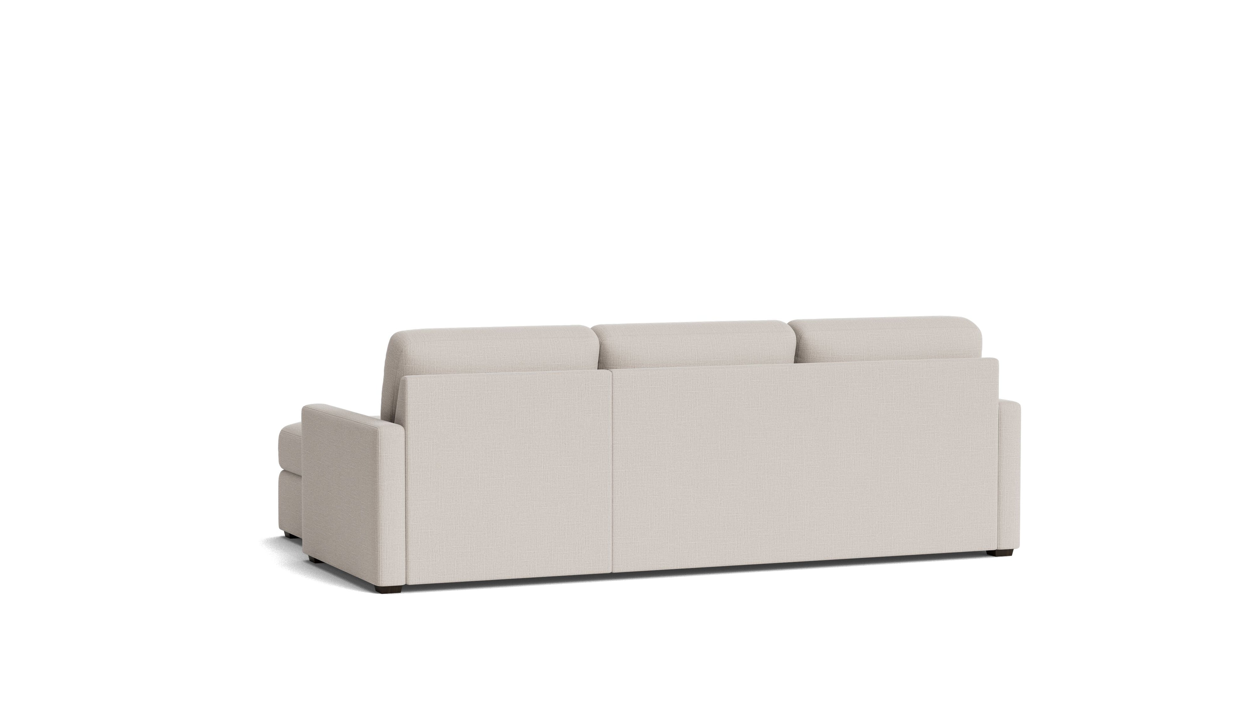 Sleep Over Sofa Bed Sectional (Left or Right), Full, Clay