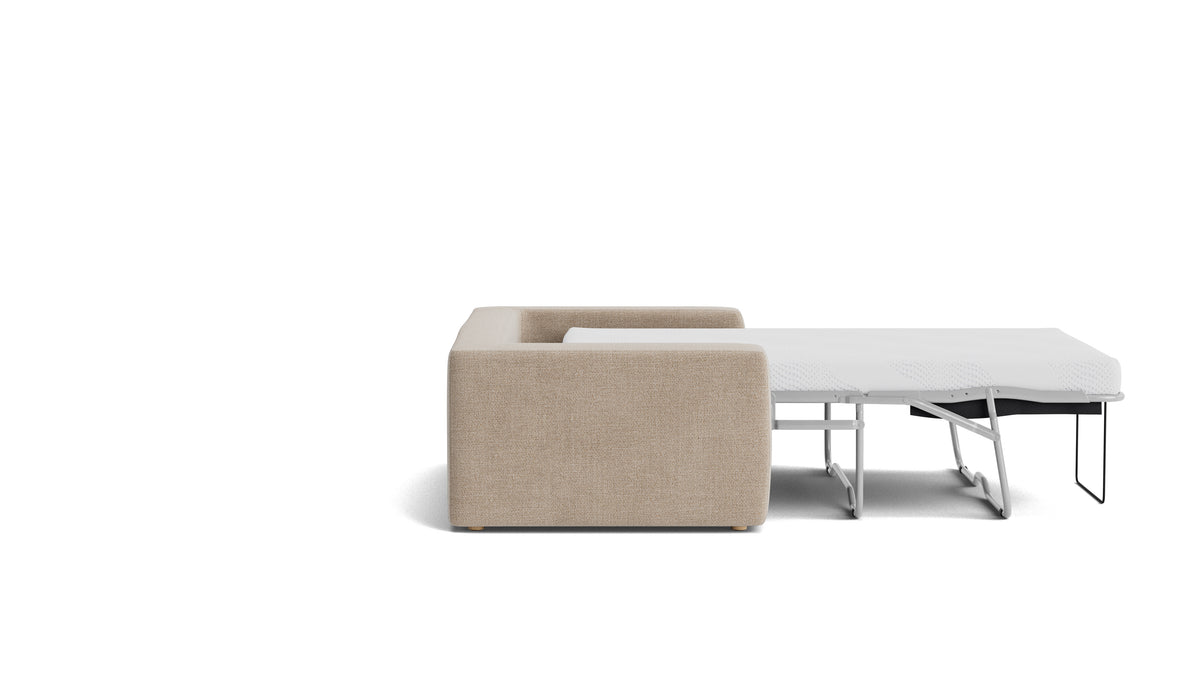 Movie Night™ Sofa Bed, Full, Champagne — alternate view