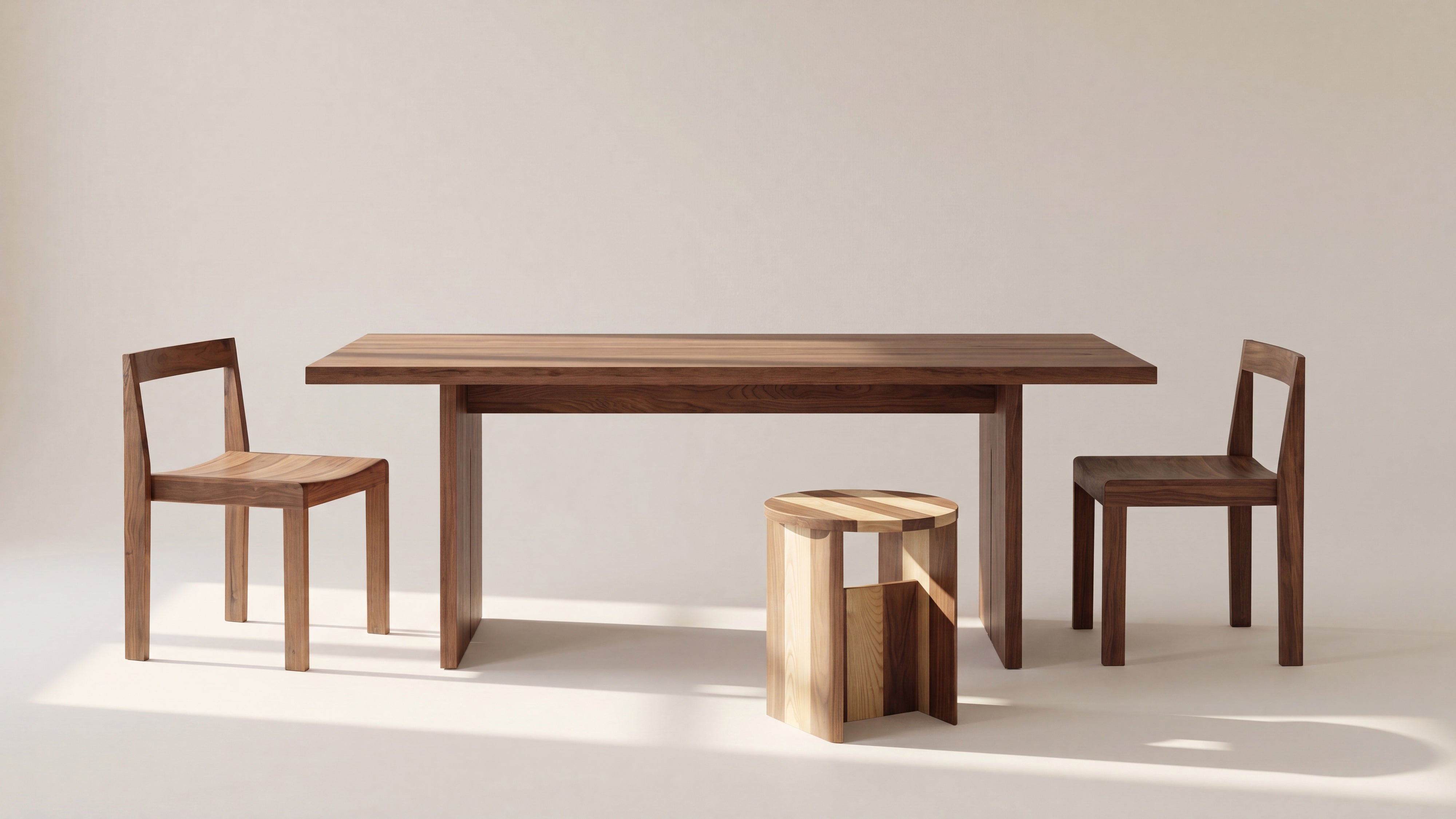 Field Stool, Limited Edition, Striped