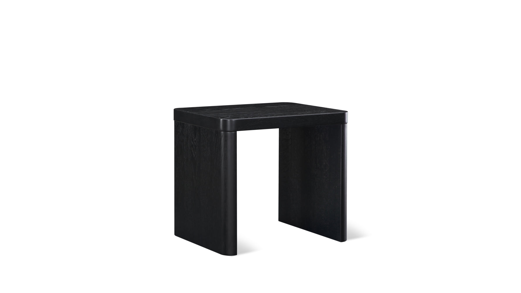 Form Side Table, Black Oak - Image 1