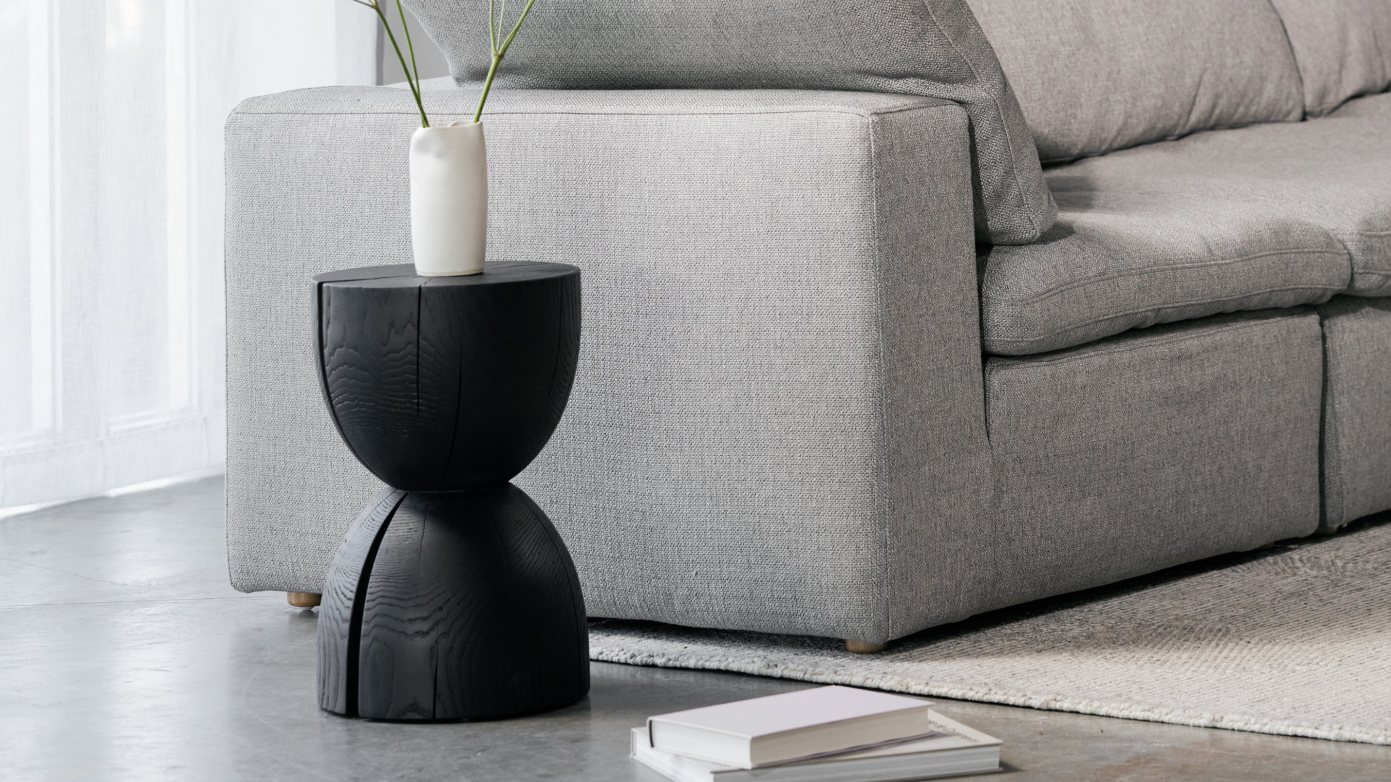 West Coast Stool, Black Ash