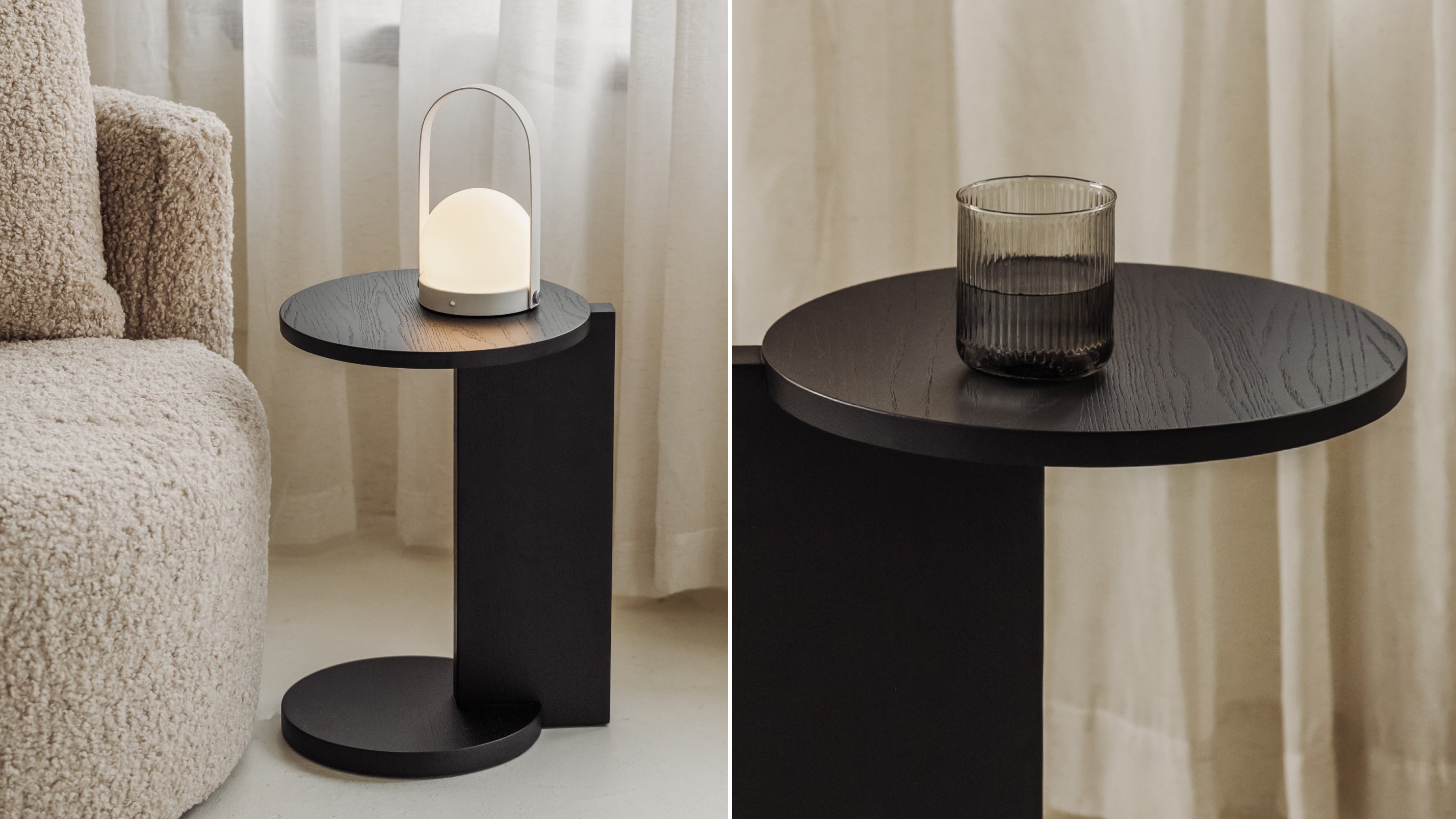 By Your Side Table, Black Ash