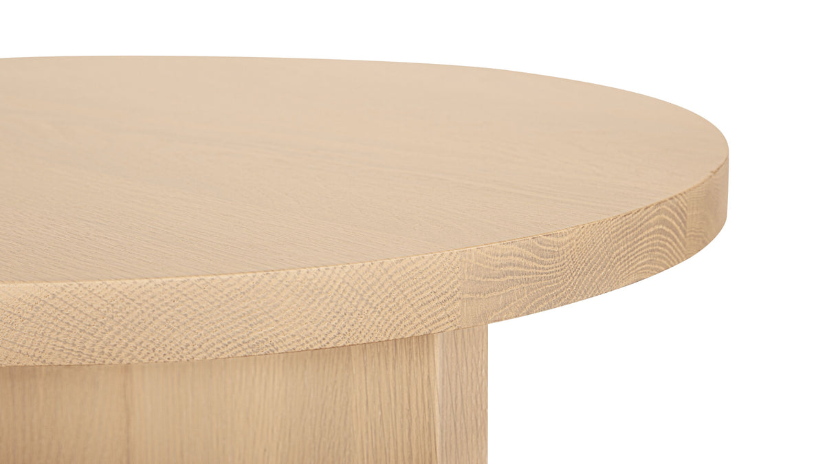 Harbour Side Table, Pale Oak