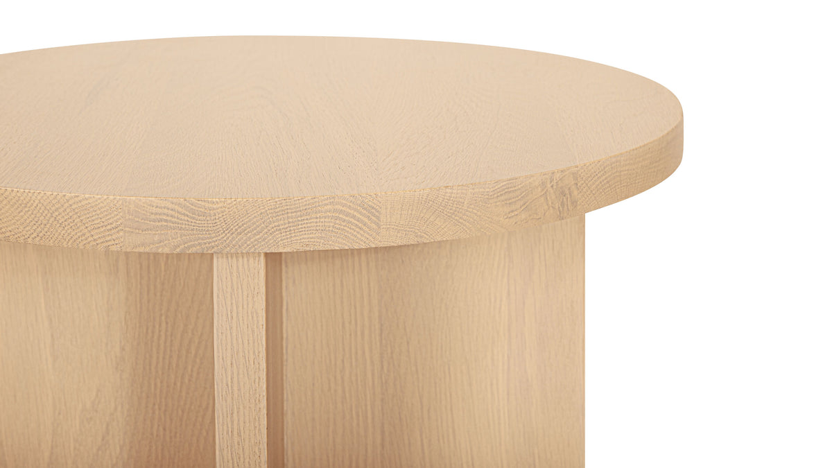 Harbour Side Table, Pale Oak