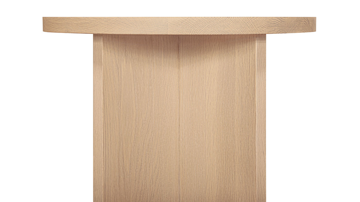 Harbour Side Table, Pale Oak