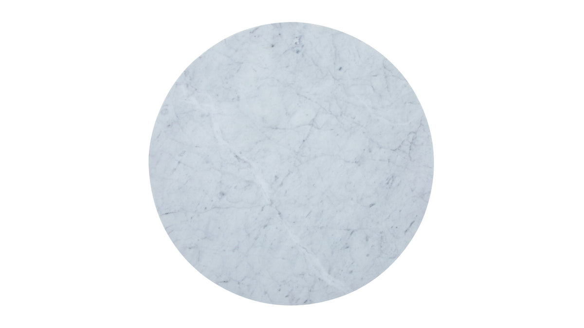Harbour Side Table, Pale Oak/Carrara Marble