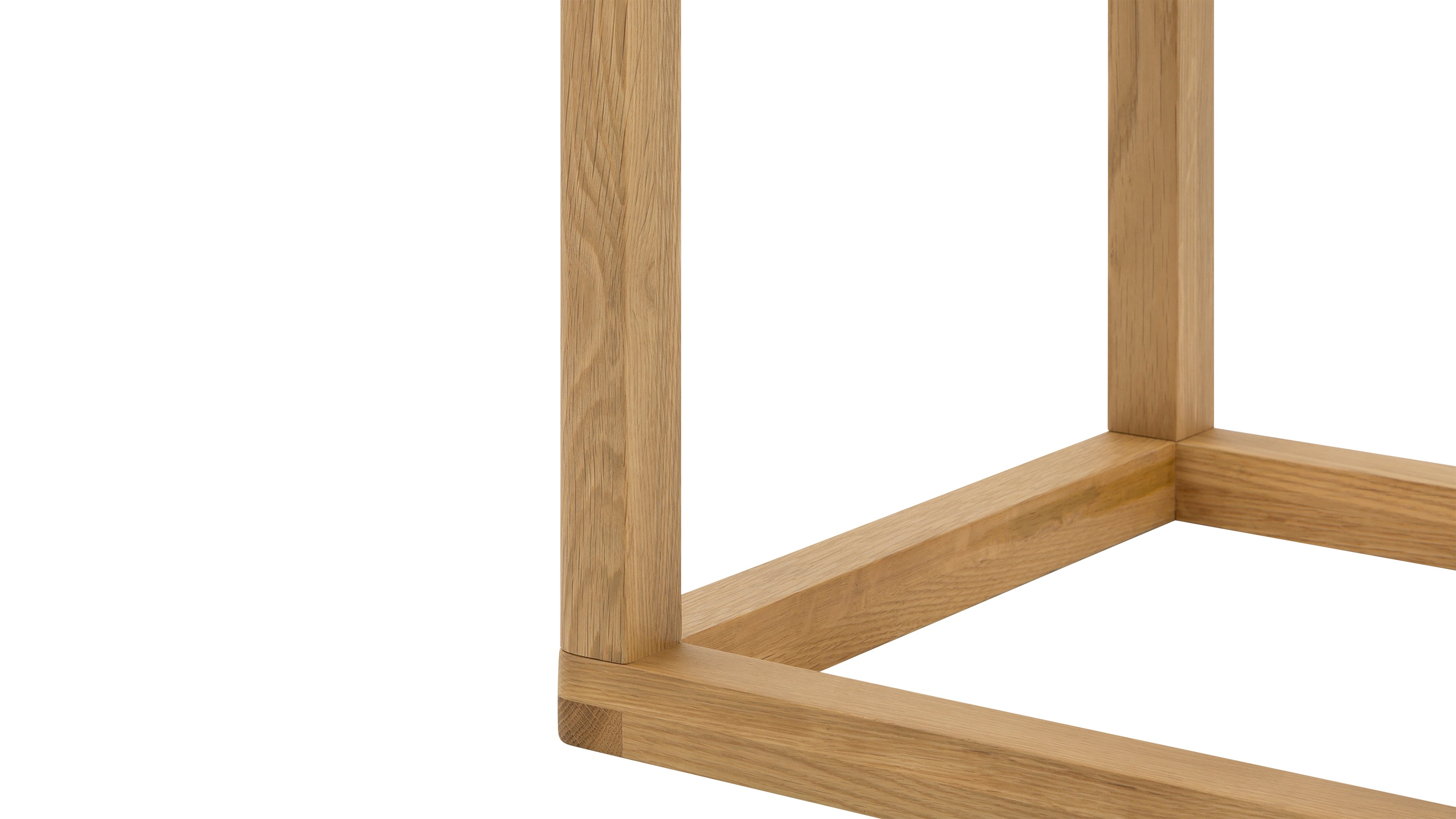 Glimpse Side Table, White Oak