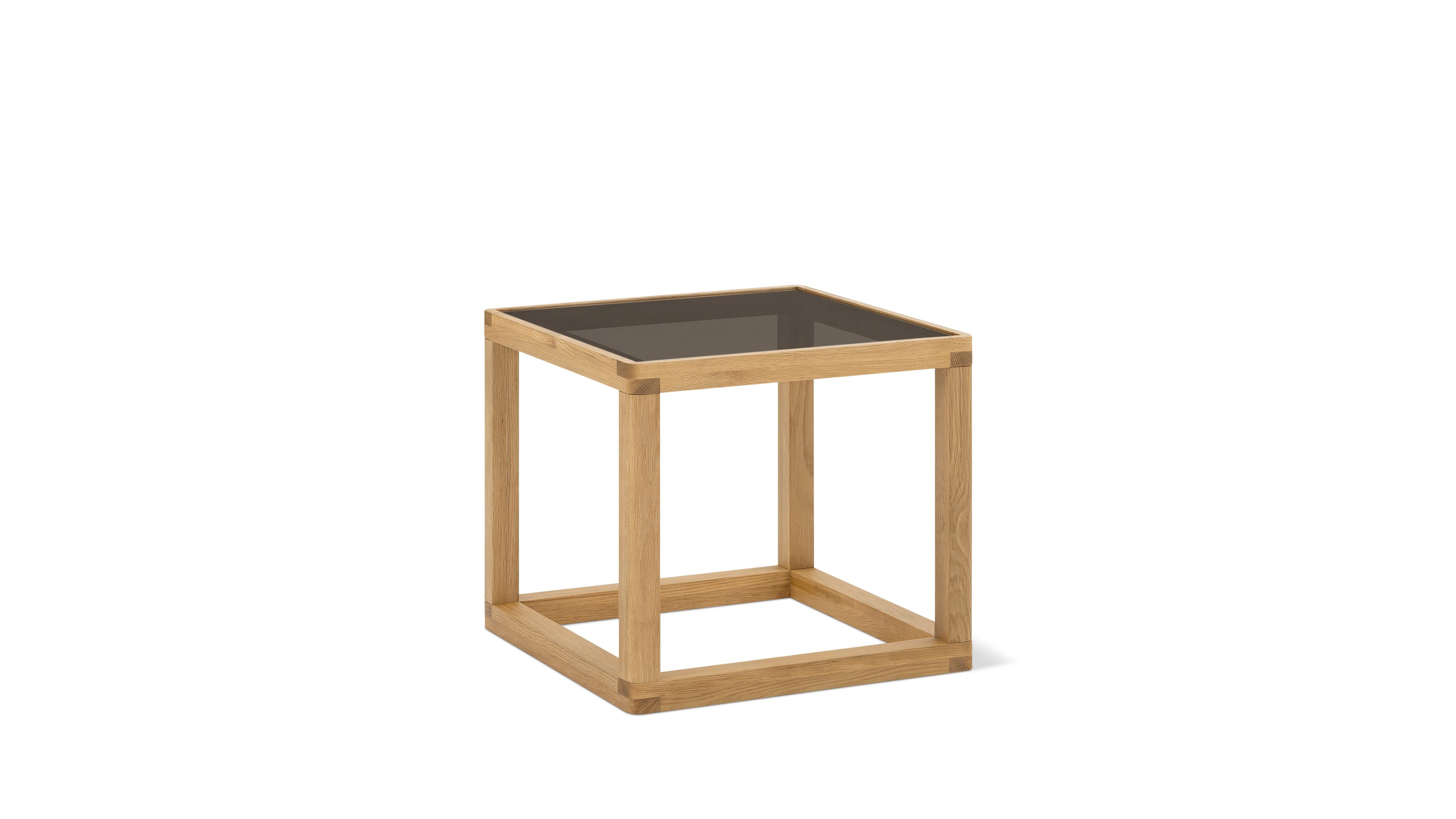 Glimpse Side Table, White Oak