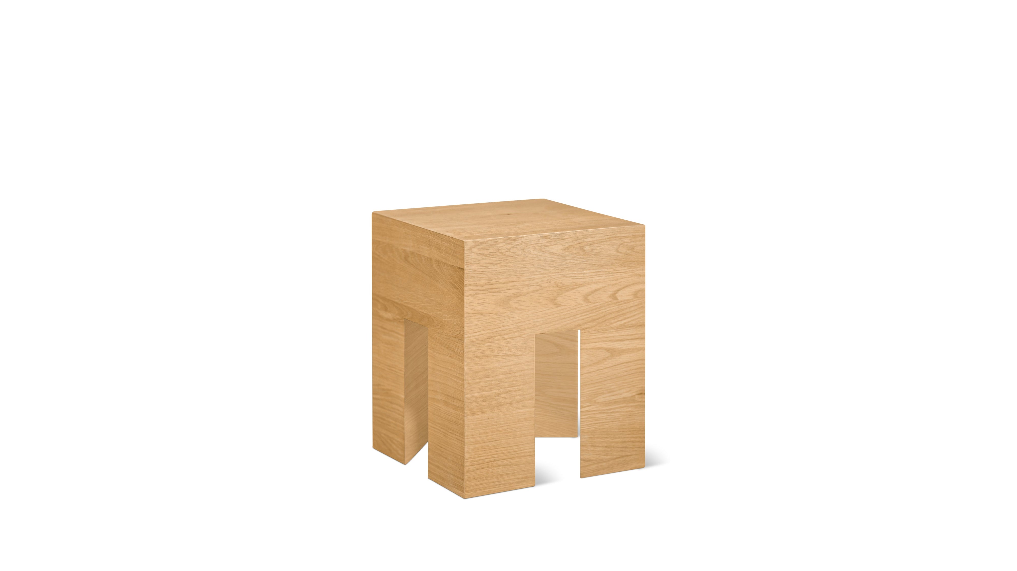 On The Block Side Table, Oak