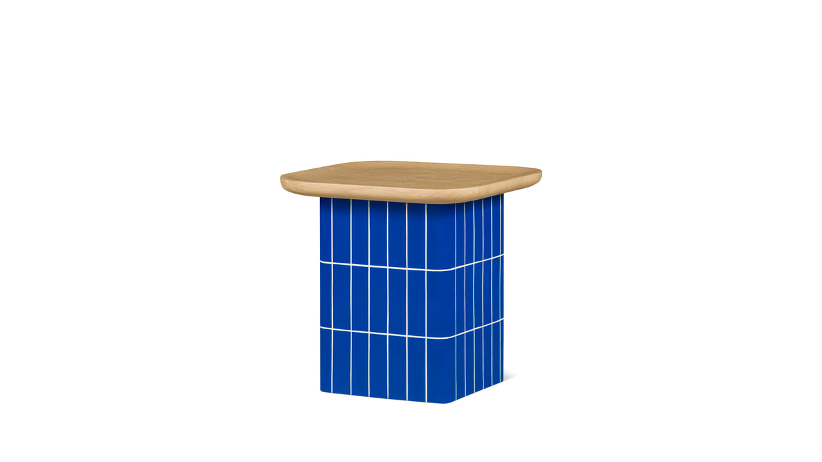 Avenue Side Table, Square, Ultramarine
