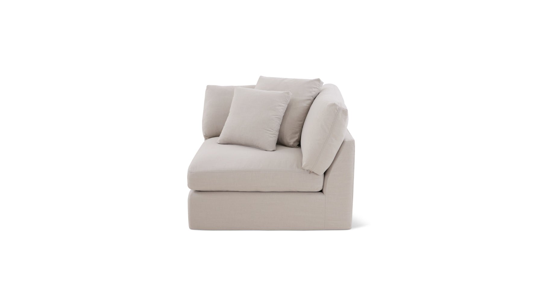 Slipcover - Get Together™ Corner Chair, Large, Clay (Left Or Right)