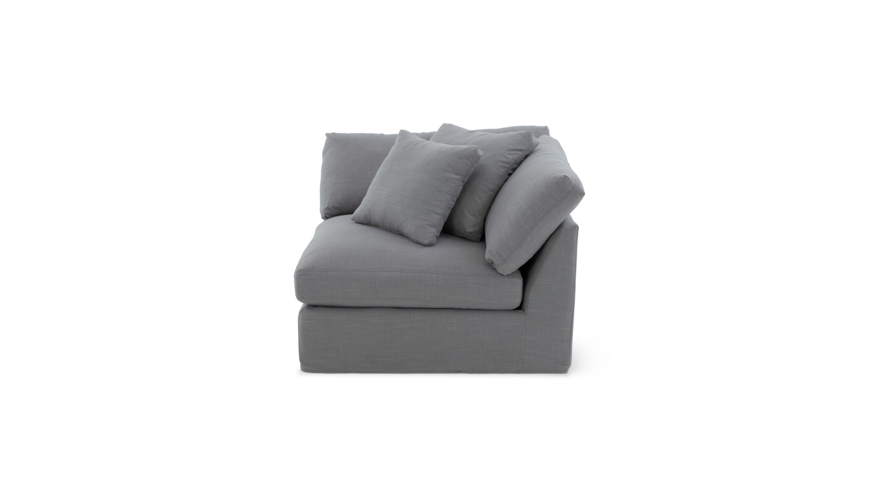 Slipcover - Get Together™ Corner Chair, Large, Moonlight (Left Or Right)
