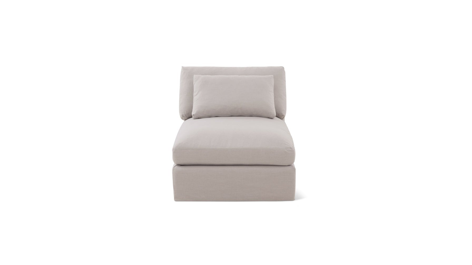 Slipcover - Get Together™ Armless Chair, Large, Clay