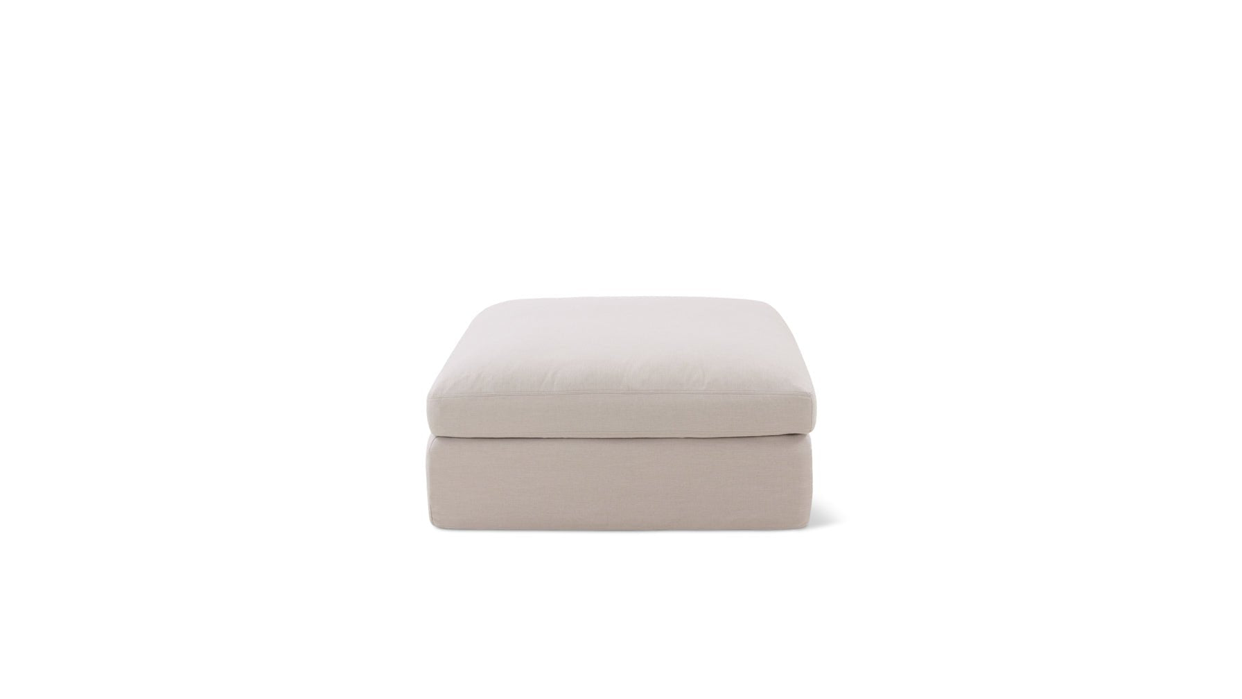 Slipcover - Get Together™ Ottoman, Large, Clay