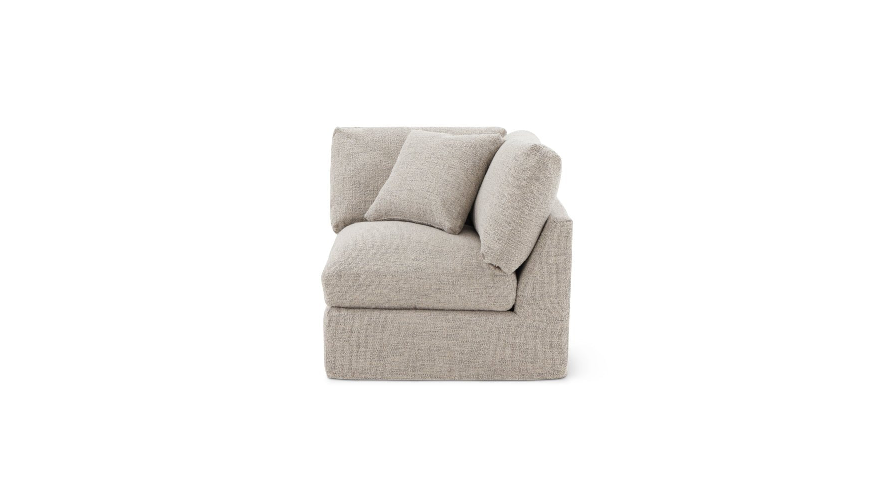 Slipcover - Get Together™ Corner Chair, Standard, Oatmeal (Left Or Right)