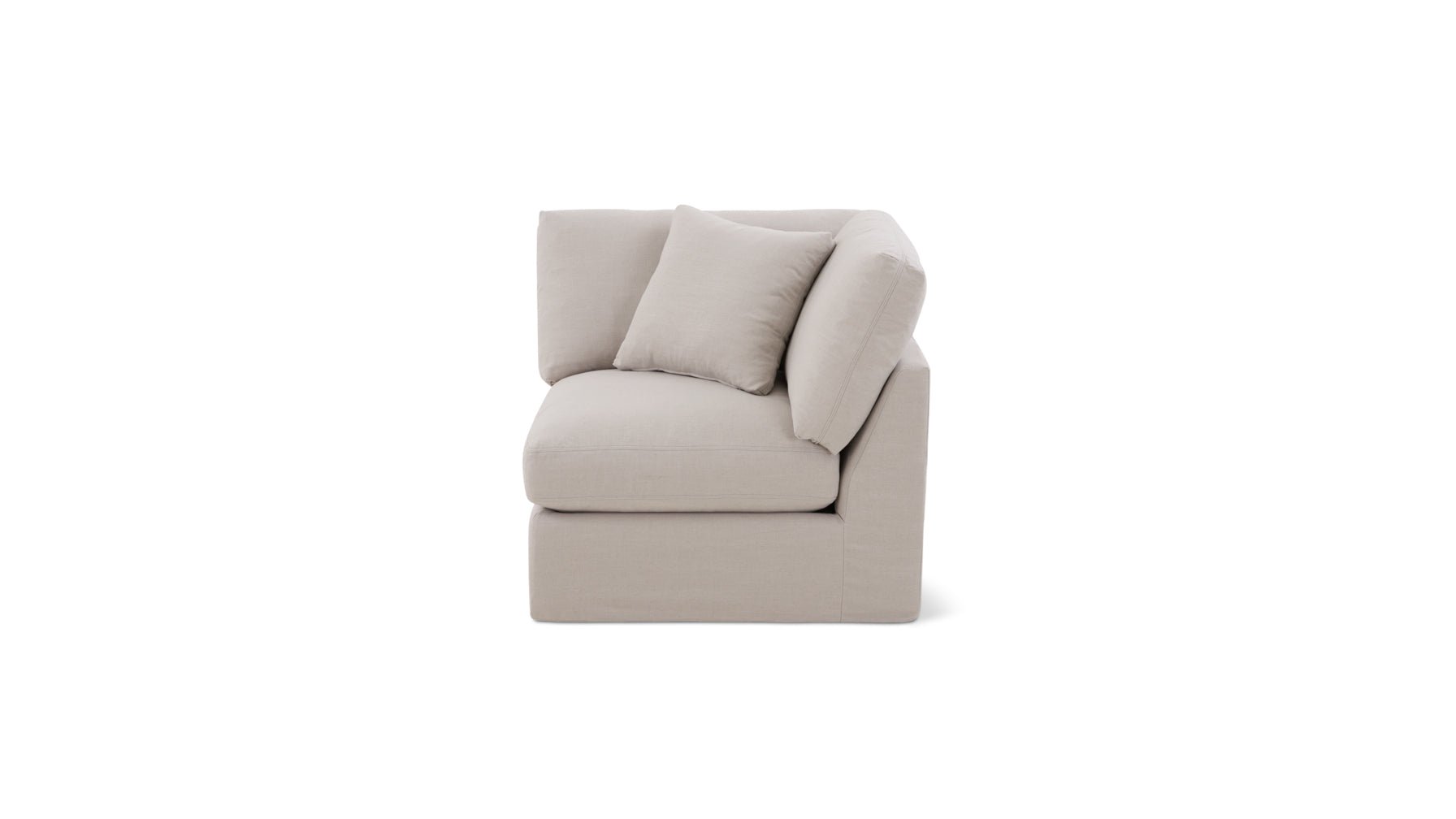 Slipcover - Get Together™ Corner Chair, Standard, Clay (Left Or Right)