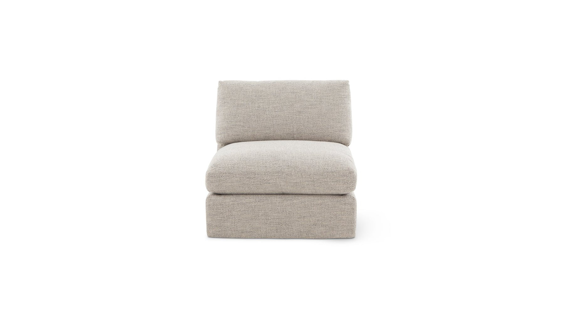 Slipcover - Get Together™ Armless Chair, Standard, Oatmeal