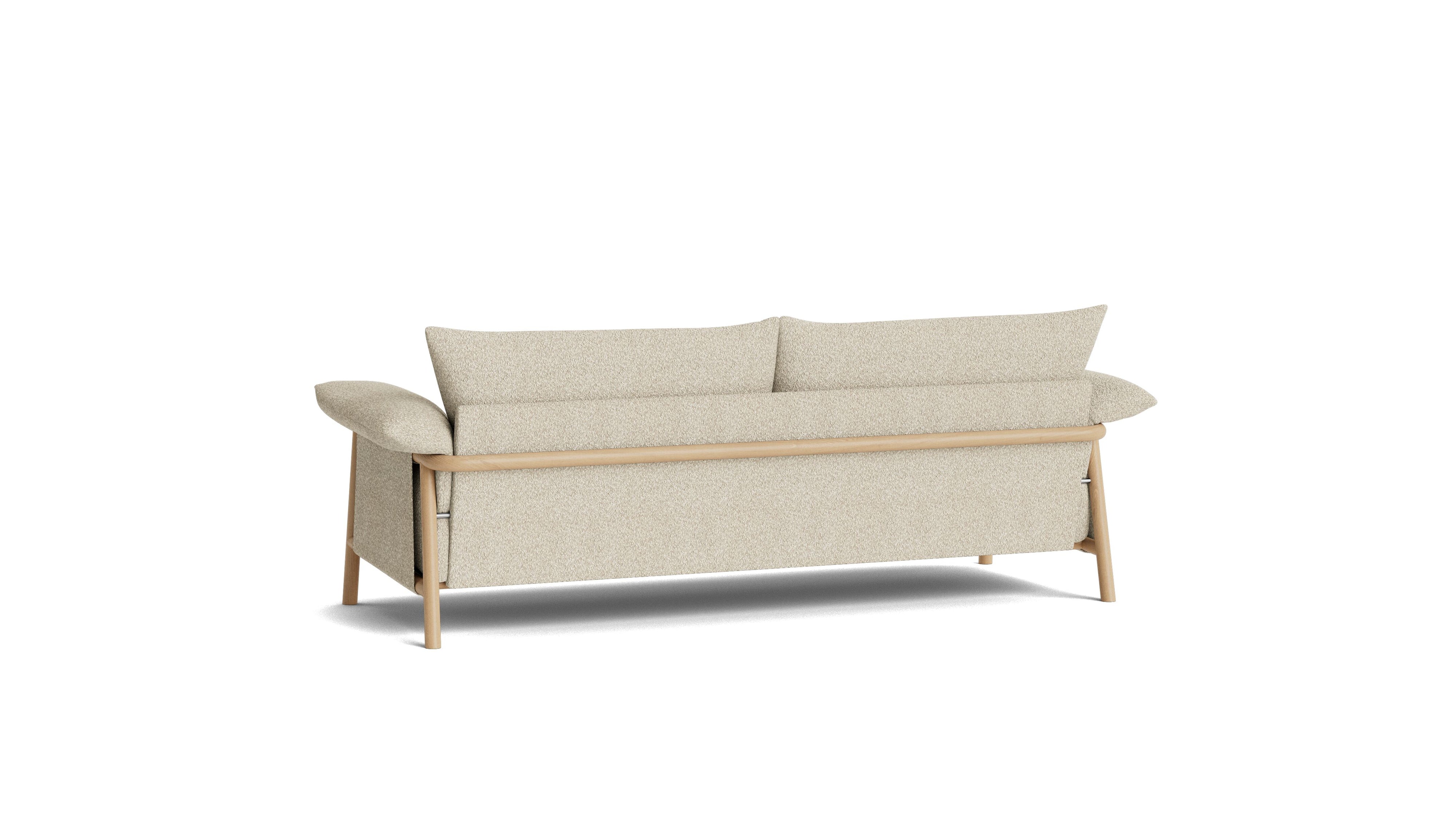 Pillow Talk Sofa, Warm Frost