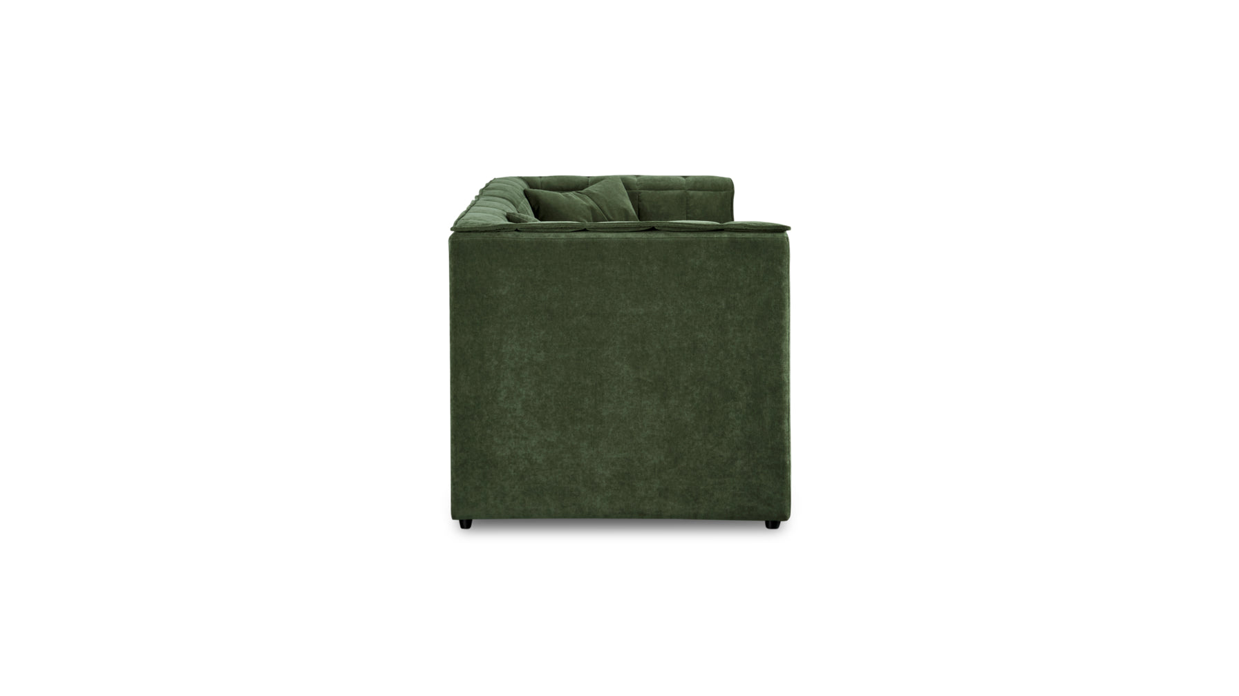 Quilt 2-Piece Modular Sofa, Moss - Image 3