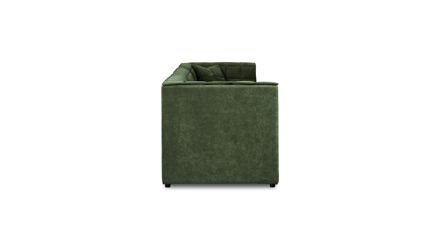 Quilt 3-Piece Modular Sofa, Moss - Image 4