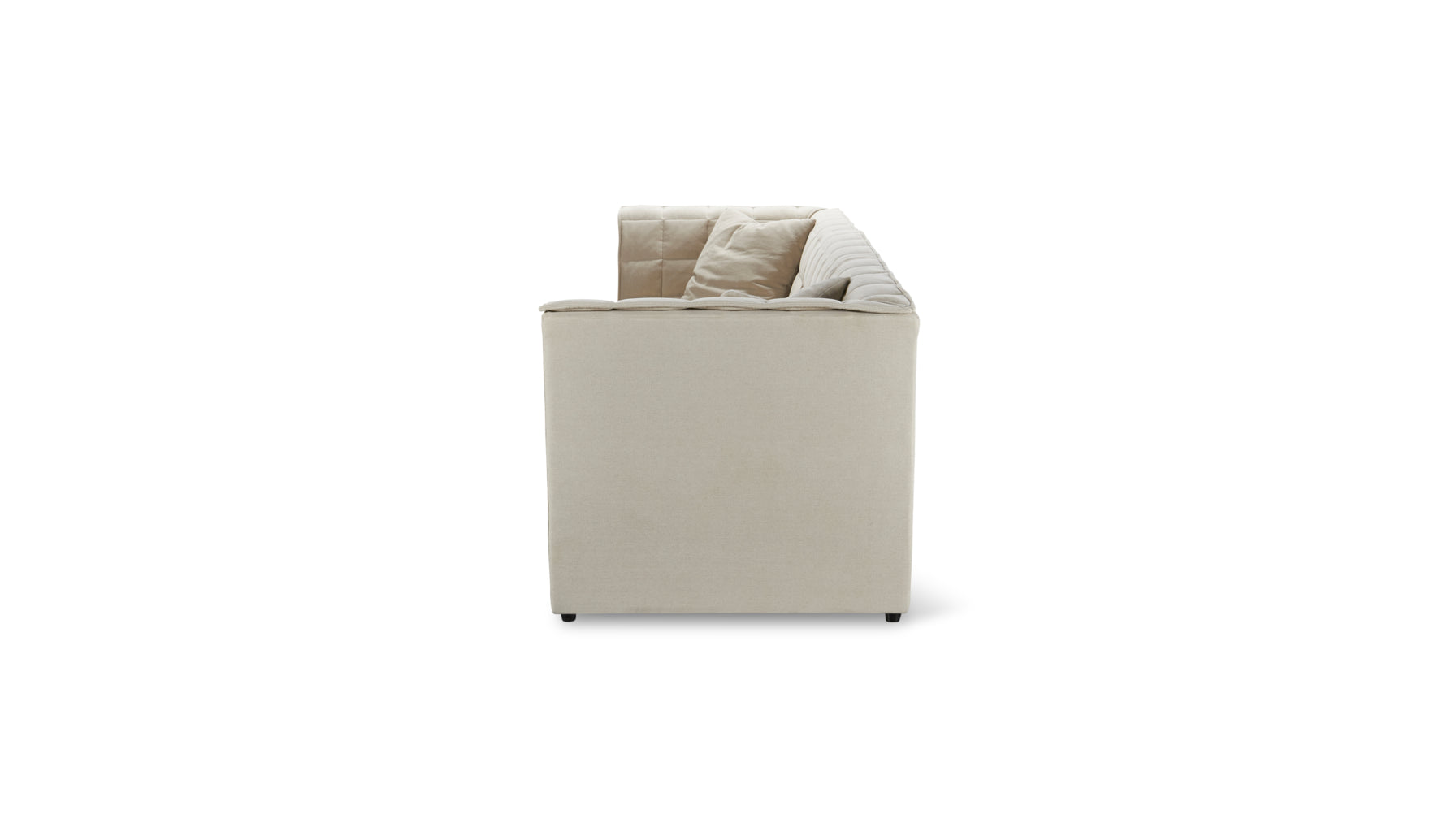 Quilt 3-Piece Modular Sofa, Fawn - Image 3