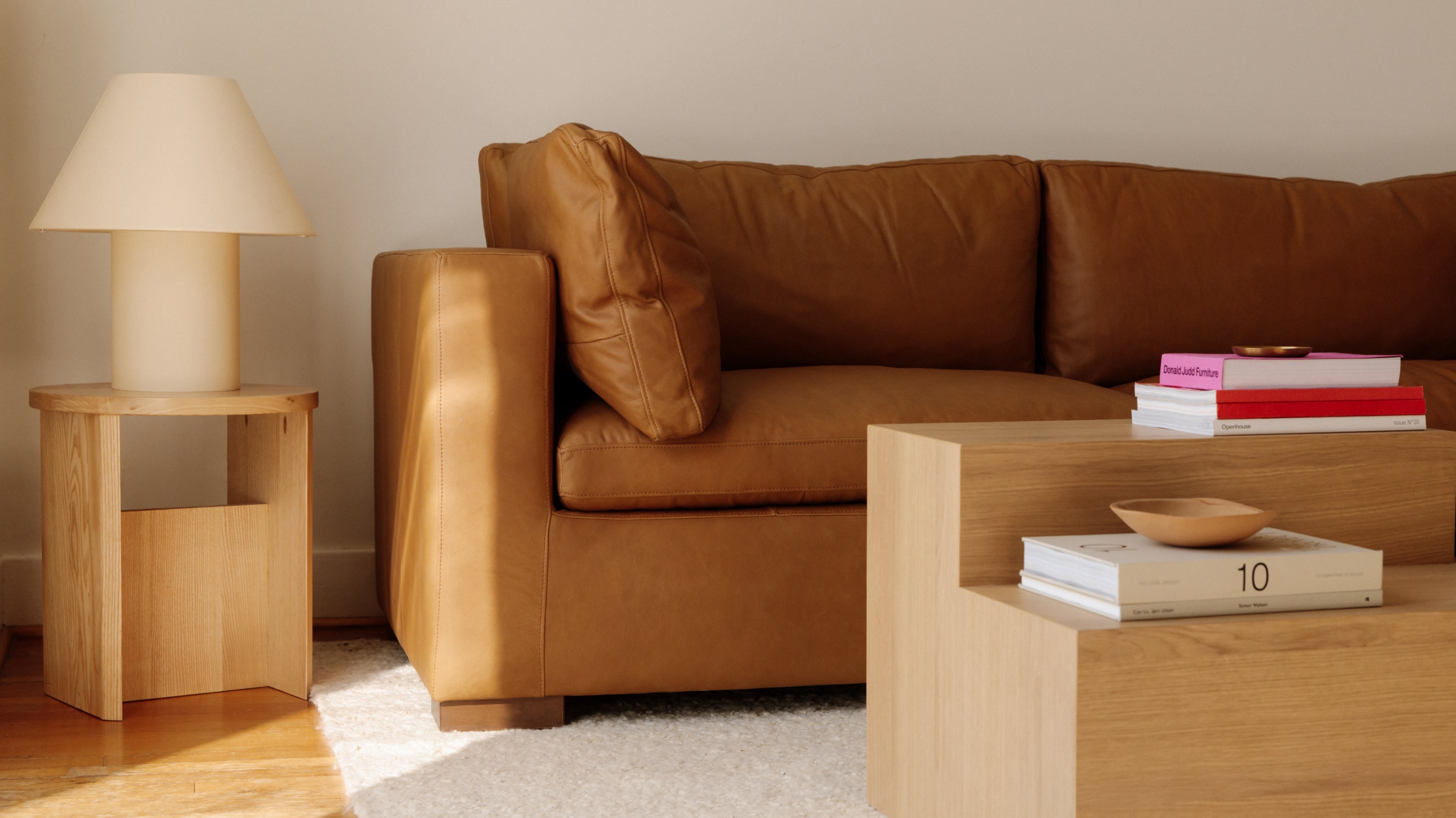 Lay Low Sofa, 2.5 Seater, Golden Tan