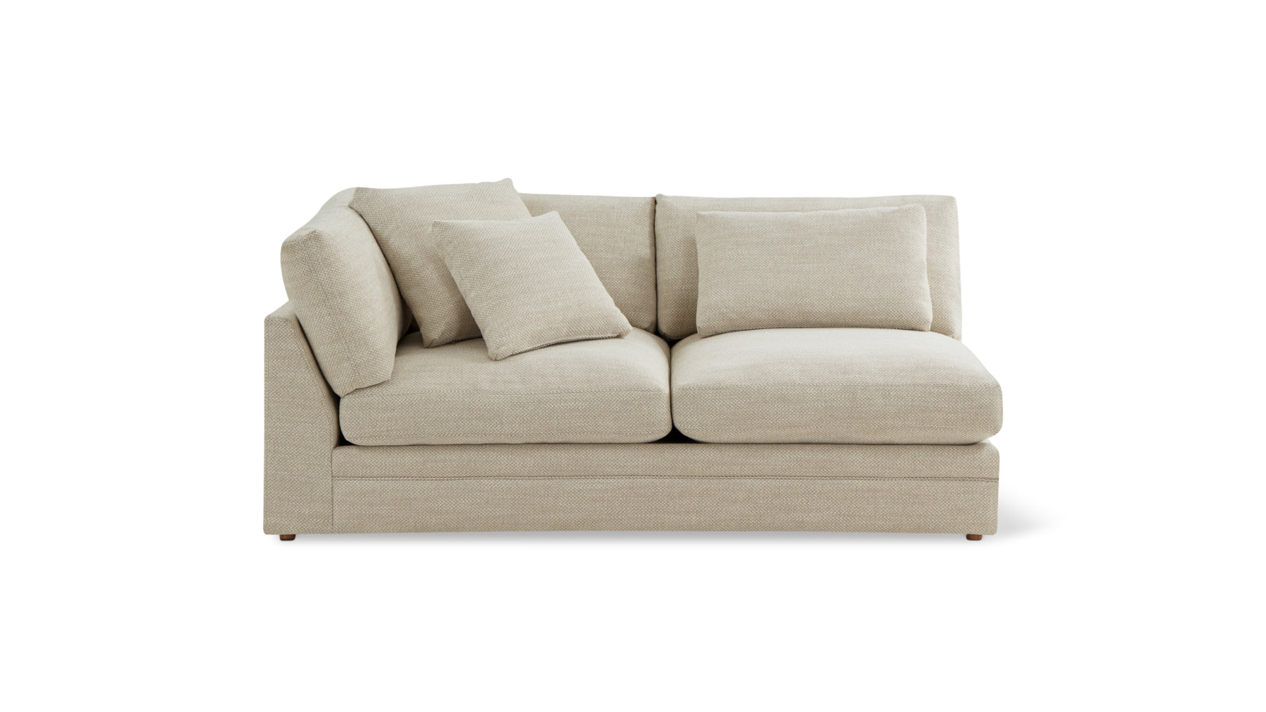 Feel Good 1-Arm Sofa, Left, Oyster - Image 1