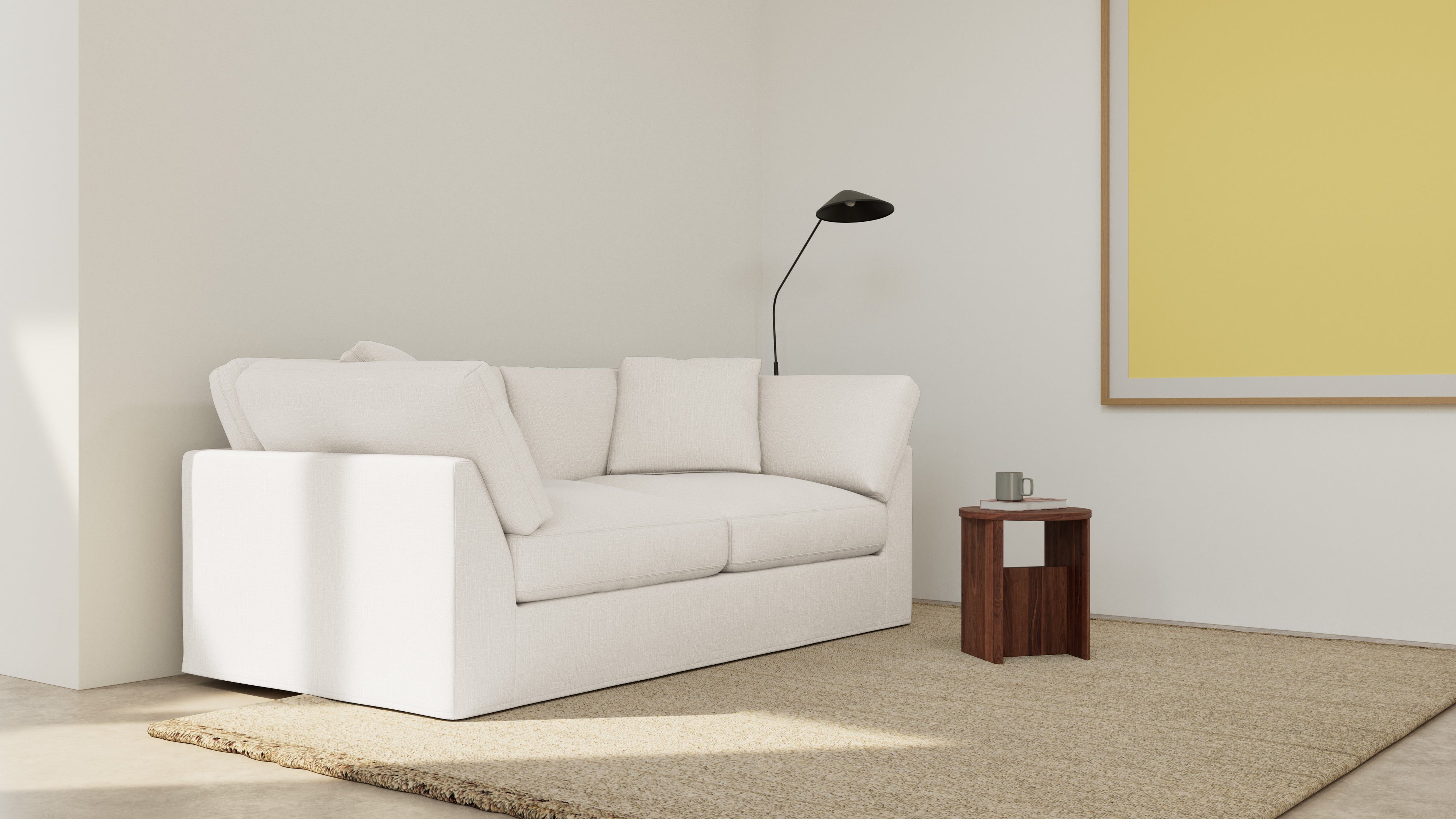 Get Together™ Sofa, 2.5 Seater, Cream Linen