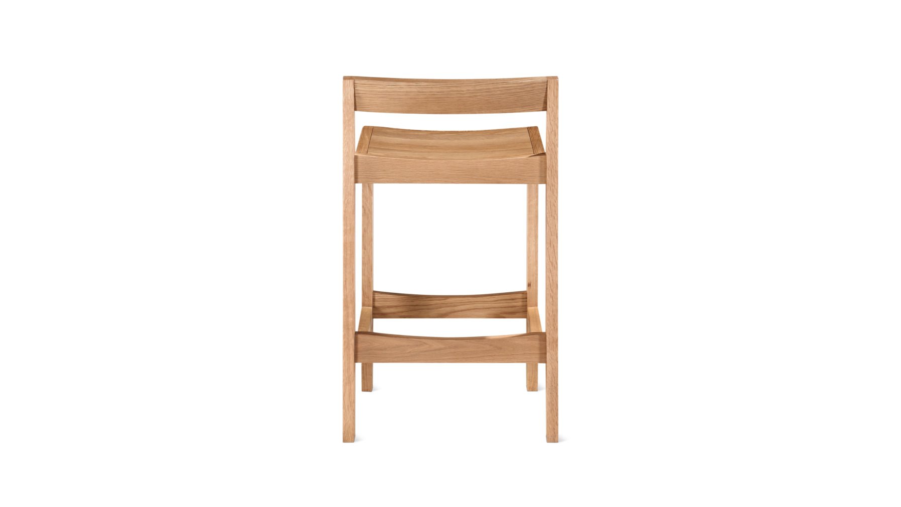 Plane Stool, Counter, Oak