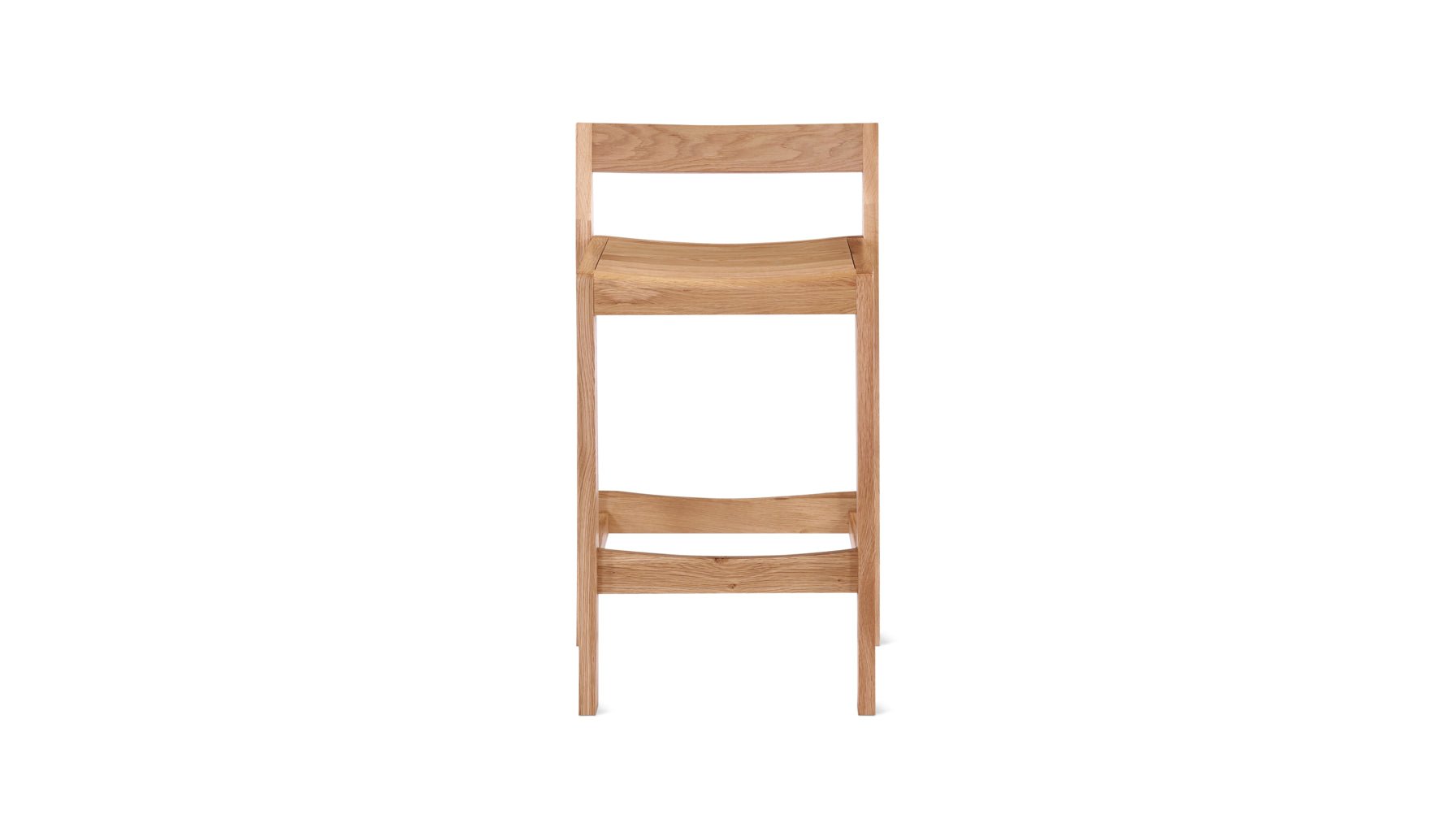 Plane Stool, Counter, Oak