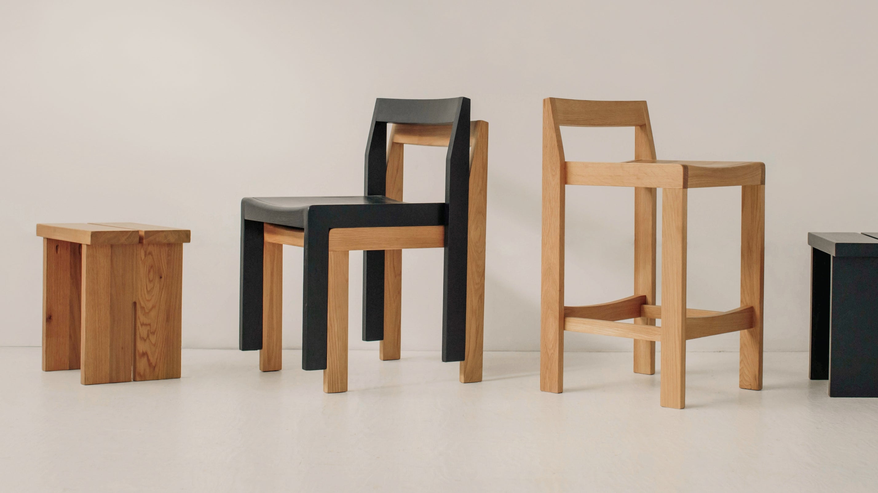 Plane Stool, Oak
