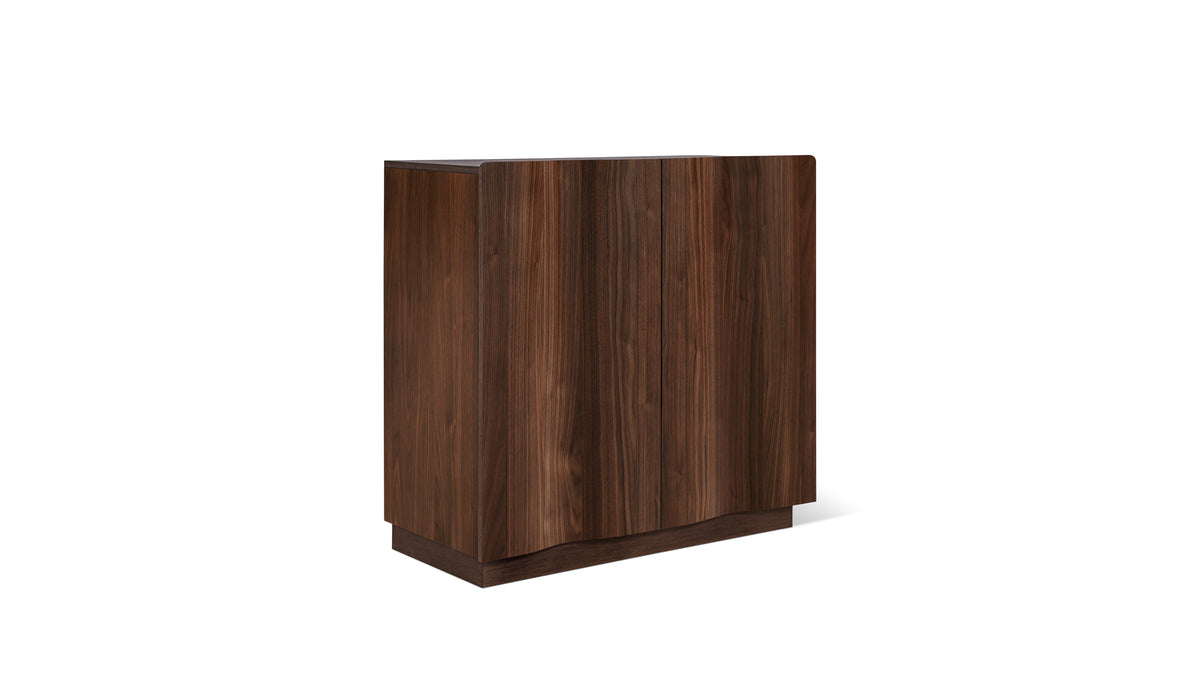 Ripple Bar Cabinet, Walnut — alternate view