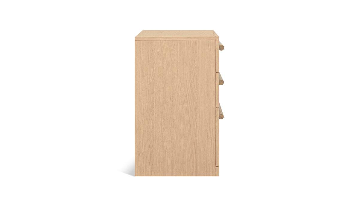 Building Block x Colapso Studio Cabinet, 3 Drawer, Wide, Pale Oak — alternate view