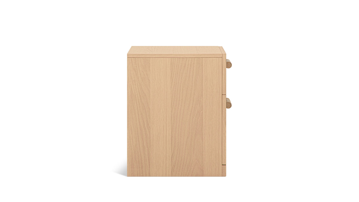 Building Block x Colapso Studio Cabinet, 2 Drawer, Tall, Pale Oak — alternate view