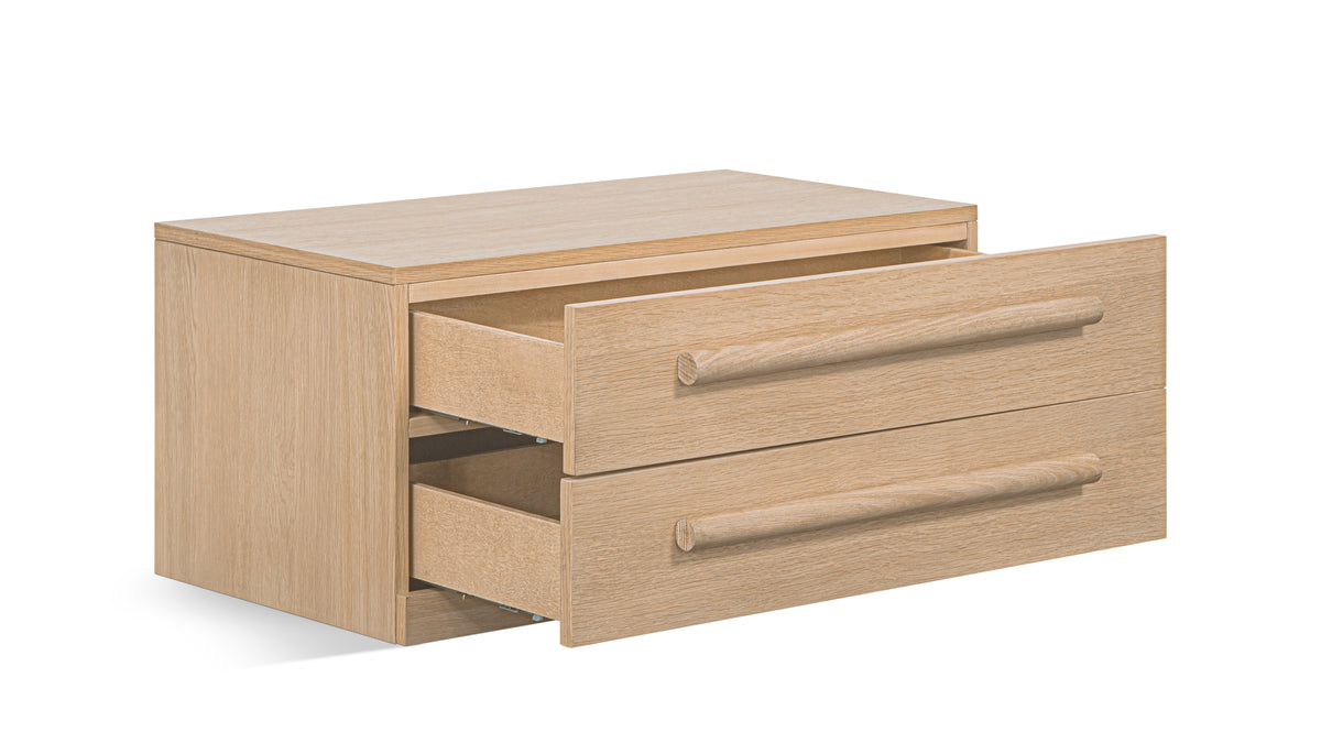 Building Block x Colapso Studio Cabinet, 2 Drawer, Wide, Pale Oak — alternate view