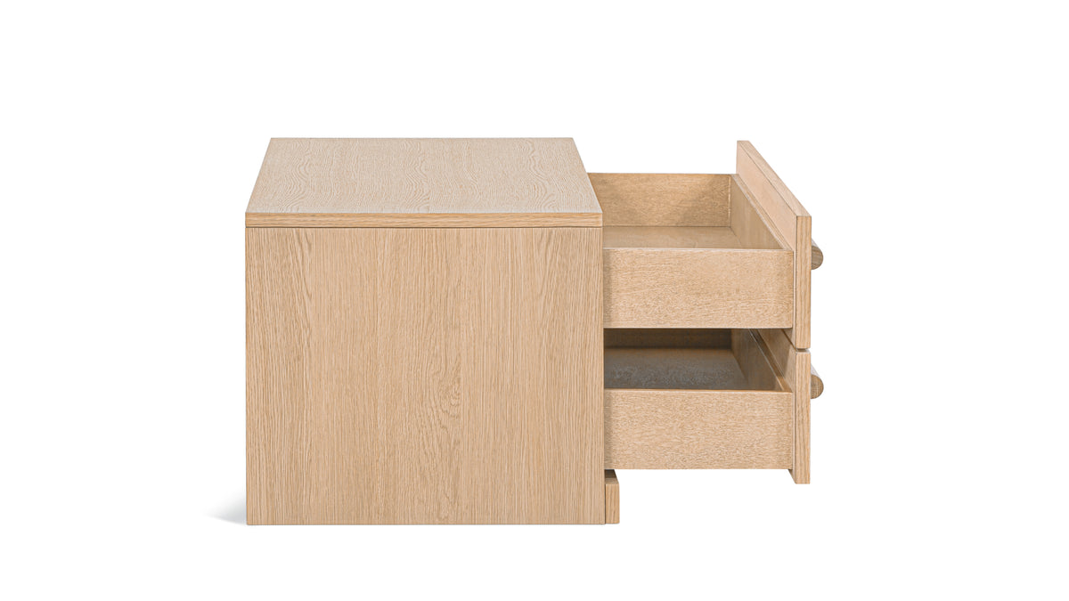 Building Block x Colapso Studio Cabinet, 2 Drawer, Wide, Pale Oak — alternate view