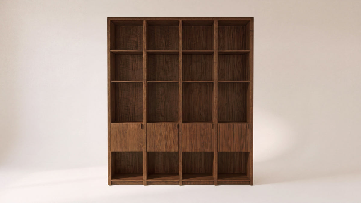 Harbour Bookshelf, Walnut