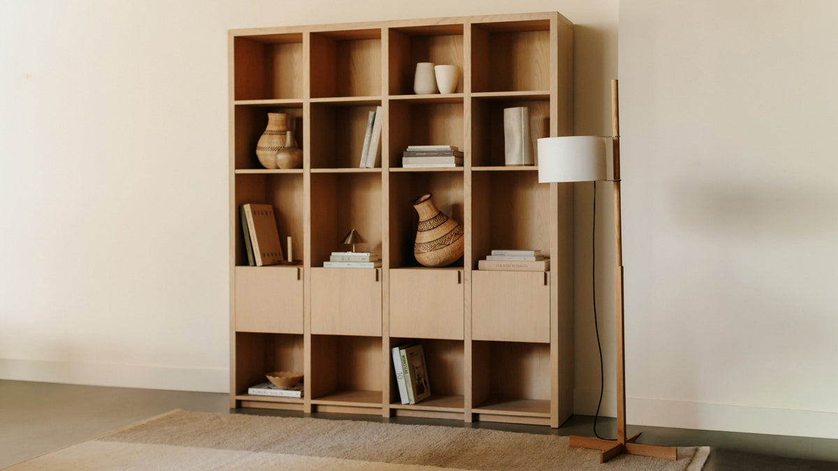 Harbour Bookshelf, Pale Oak