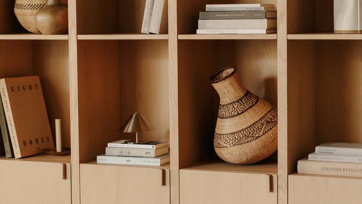 Harbour Bookshelf, Pale Oak