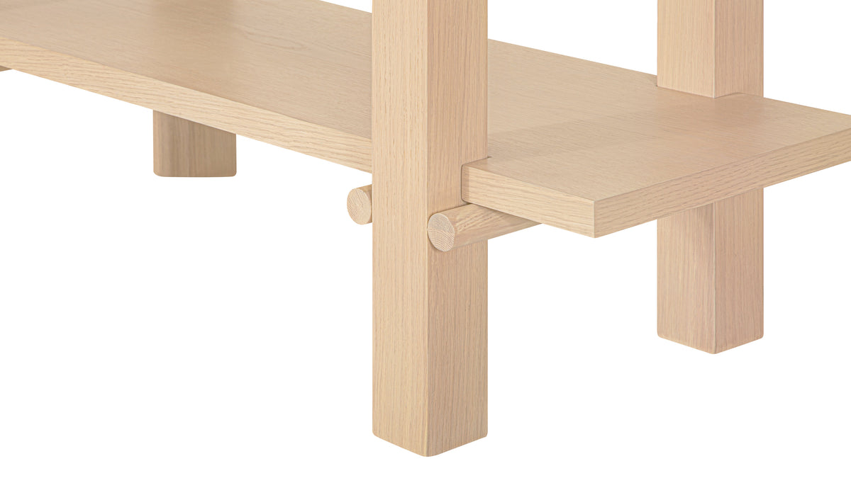 Long Story x Colapso Studio Bookcase, Tall, Pale Oak