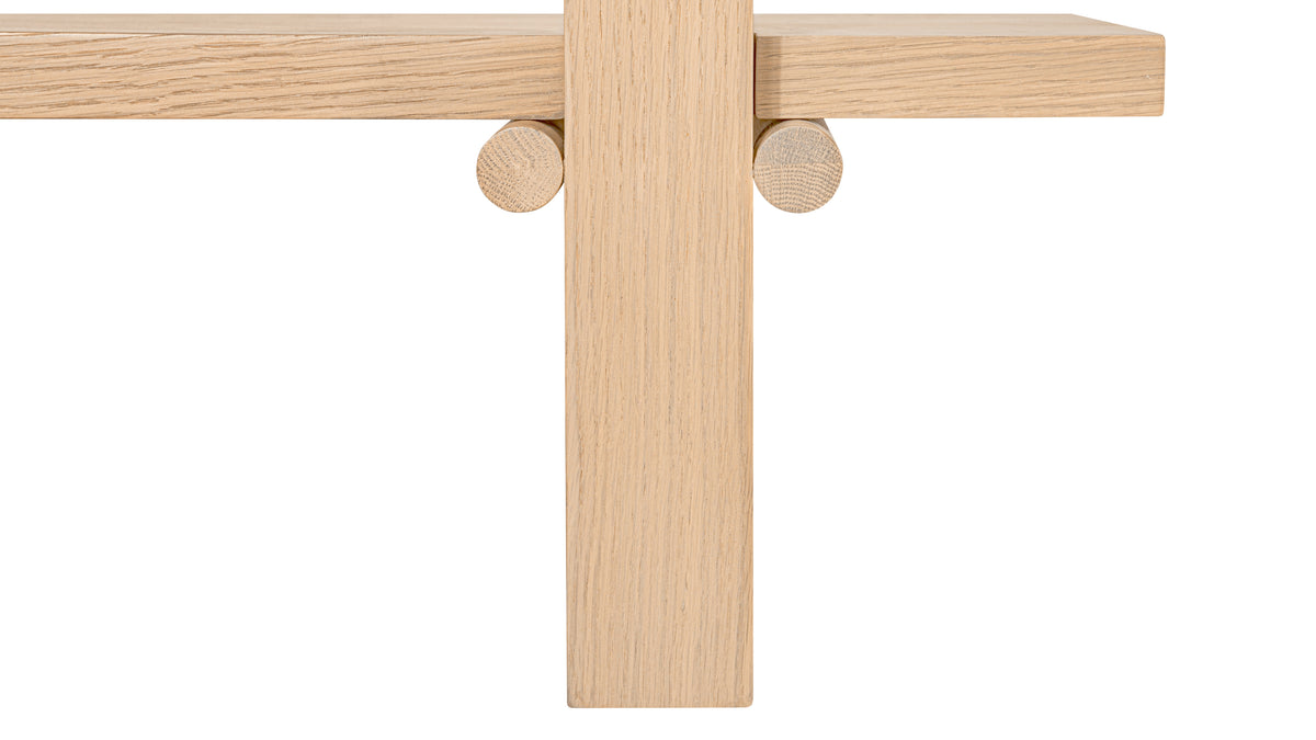 Long Story x Colapso Studio Bookcase, Tall, Double, Pale Oak — alternate view