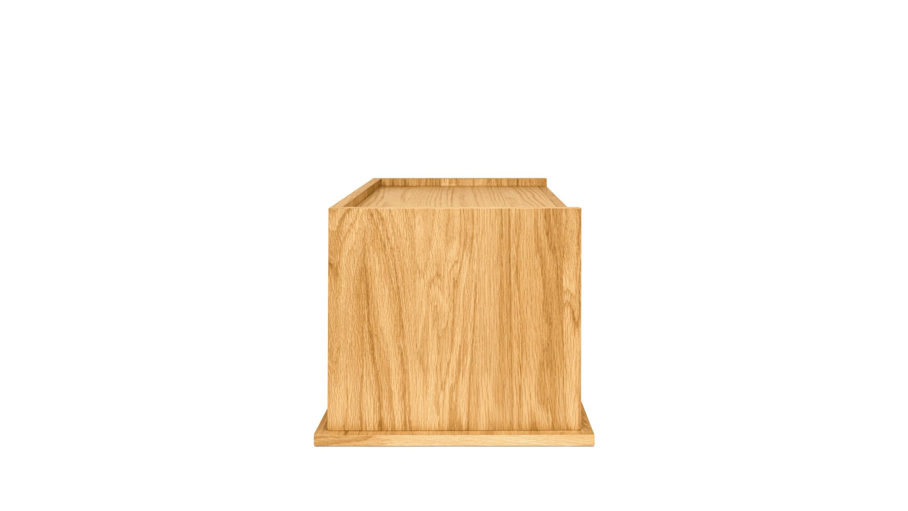 Keep Stacking Storage System, Closed, White Oak