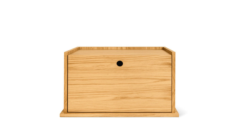Keep Stacking Storage System, Closed, White Oak