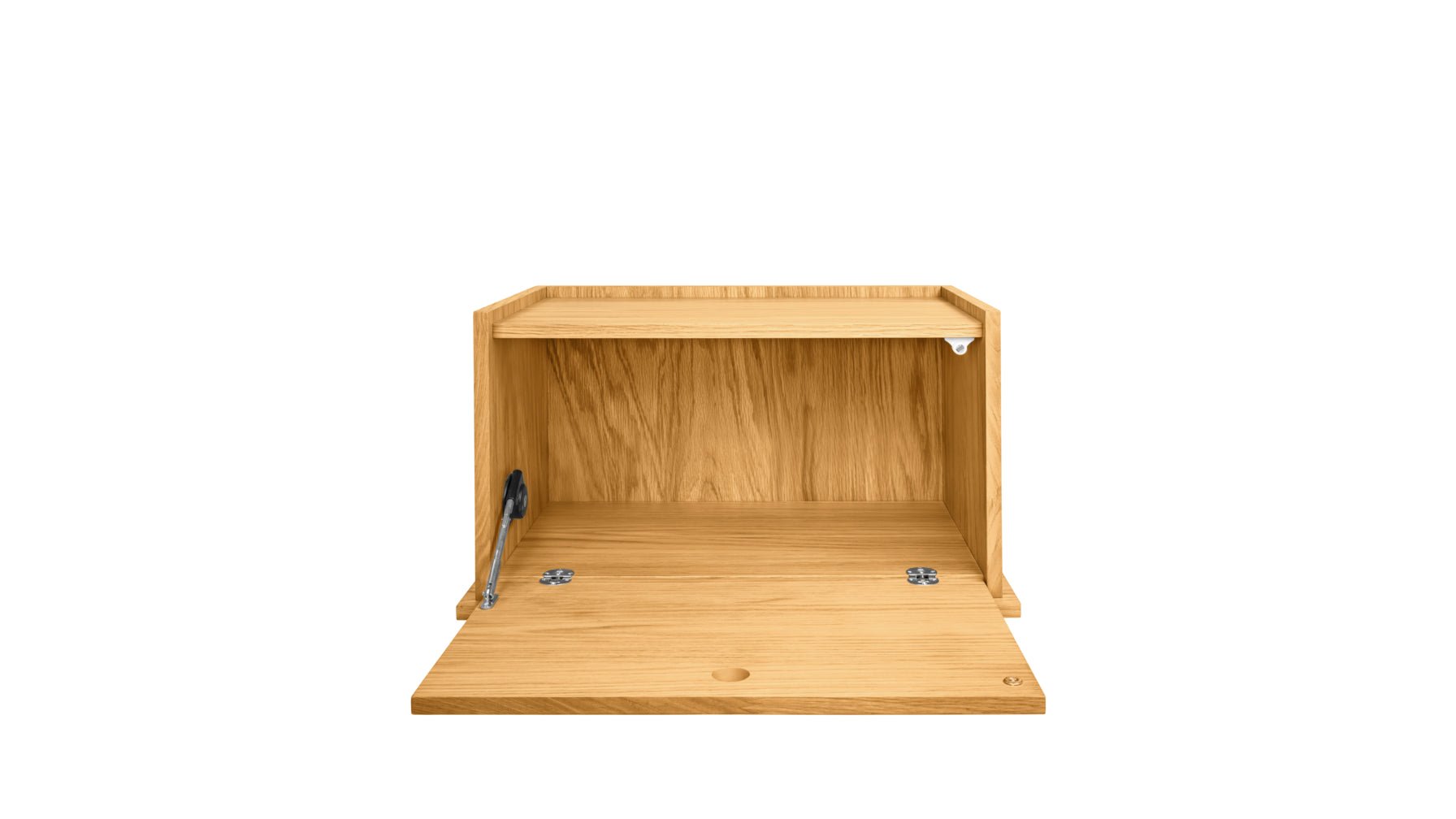 Keep Stacking Storage System, Closed, White Oak