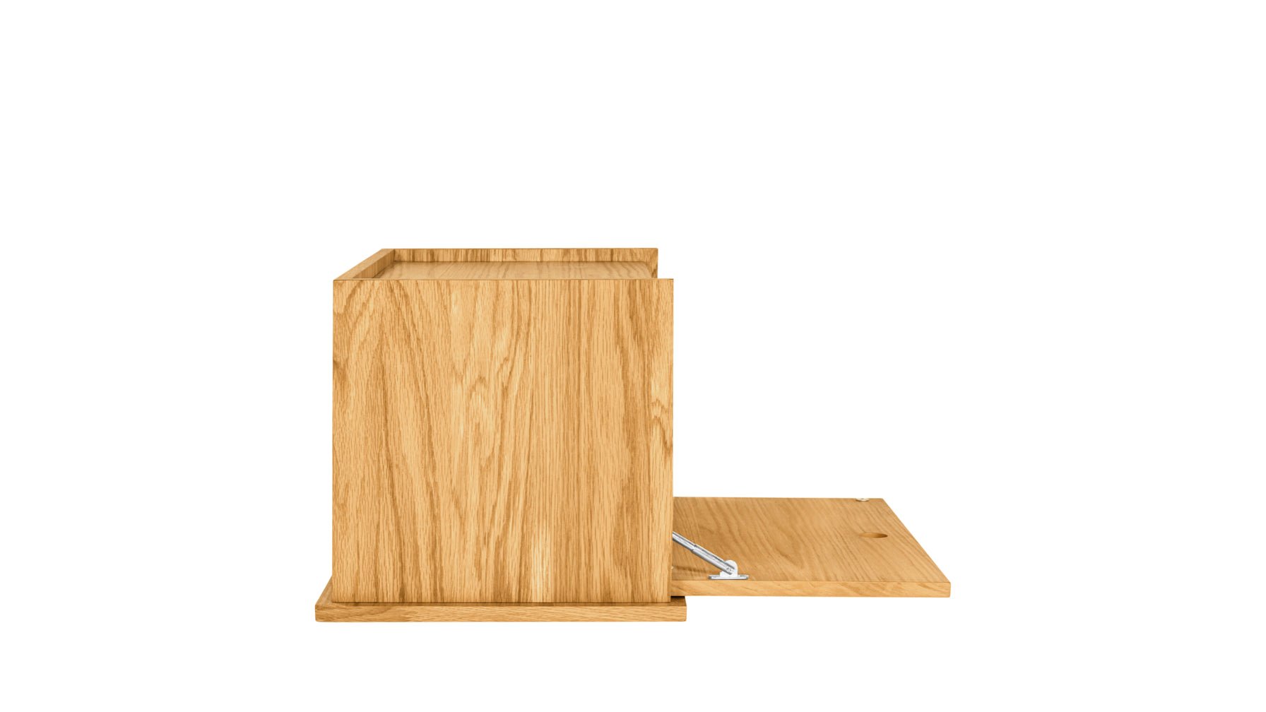 Keep Stacking Storage System, Closed, White Oak