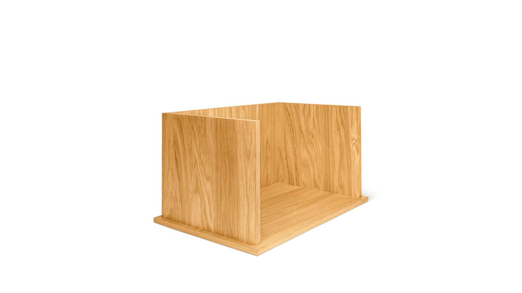 Keep Stacking Storage System, Open, White Oak